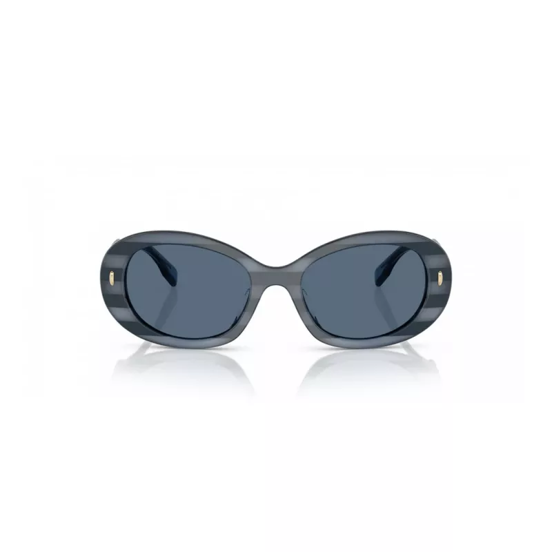 Tory Burch Moteriški Akiniai Nuo Saulės TY7214U 317780 Tamsiai Havana Ruda Gradient 53mm