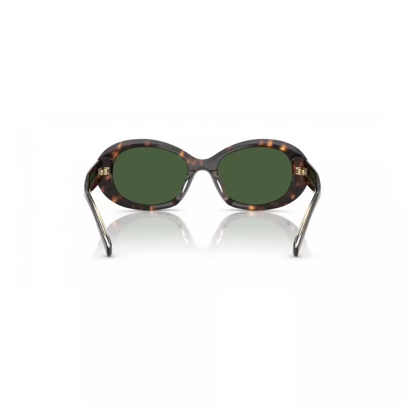 Tory Burch moteriški akiniai nuo saulės TY7214U172871 – kvadratinis/butterfly rėmelis, rudi gradientiniai lęšiai, 53/19/140 mm