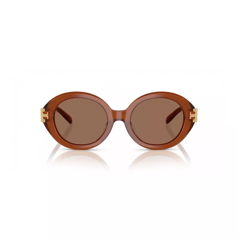 Tory Burch Moteriški Akiniai Nuo Saulės TY7210U Havana Brown Gradient 52mm