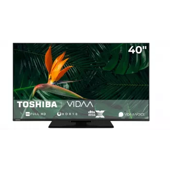 Toshiba 40LV3F63DA 100 cm (40 in) W/LV3F Series LCD TV su LED foniniu apšvietimu - Smart TV - VIDAA - 1080p 1920 x 1080 - HDR - Direct LED
