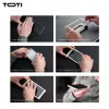 TOTI PREMIUM 3D grūdinto stiklo ekrano apsauga Full Cover, skirta Samsung Galaxy S25 Ultra