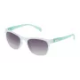 TOUS Akiniai STO912-536G7M Moteriški Havana Acetato Kvadratiniai Akiniai su Rudais Gradientiniais Lęšiais