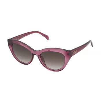 TOUS moteriški akiniai nuo saulės „Cat Eye“ STOB86-540AFD Havana/Ruda 54mm