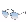 TOUS moteriški akiniai nuo saulės STO436570SN9 Havana rudo acetato rėmeliu, rudi gradientiniai lęšiai 57mm