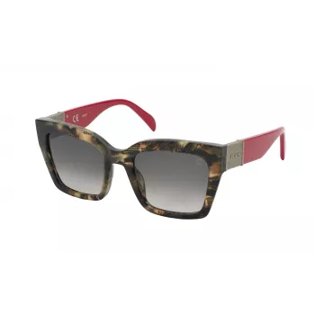TOUS Moteriški Akiniai Nuo Saulės STOB47-530XAP Havana Acetate Rudi Gradient 53mm