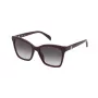 TOUS moteriški akiniai nuo saulės STOB505509FH Havana acetatinis rėmas, rudas gradientinis stiklas 55/18/140 mm