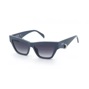 TOUS moteriški akiniai nuo saulės STOD06V5504G5 rudi acetatiniai gradientiniai pilki 55 mm