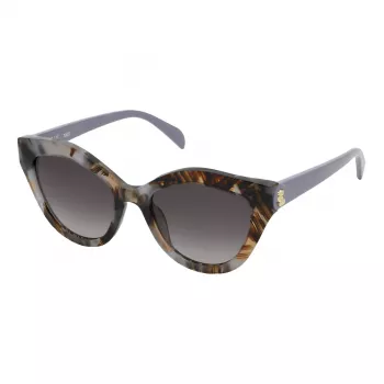 TOUS moteriški akiniai nuo saulės STOC18-530AM5 Havana acetatas rudi lęšiai 53/19/140 mm