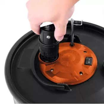 TOYA 72928 Pelenų siurblys 1200 W 20 L nerūdijantis plienas