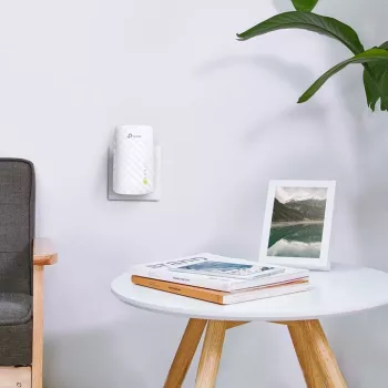 TP-Link AC750 Wi-Fi Range Extender RE200 – Dviejų juostų signalo stiprintuvas su Ethernet prievadu, WPS ir Access Point režimu