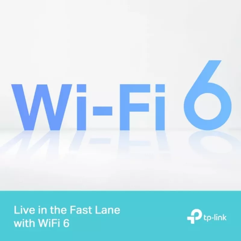 TP-Link Archer AX18 Wi-Fi 6 dviejų juostų gigabitinis belaidis maršrutizatorius (AX1800, 4x Gigabit LAN, juodas)