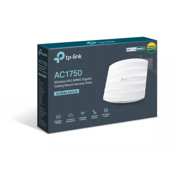 TP-Link EAP245 AC1750 belaidis dviejų juostų gigabitinės lubų įrangos prieigos taškas, PoE, baltas
