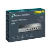 TP-LINK ER605 SafeStream maršrutizatorius – Gigabit VPN maršrutizatorius su 4 prievadų jungikliu, 3 WAN prievadais, montuojamas ant sienos