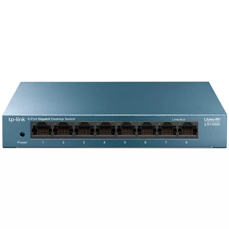 TP-Link LiteWave LS108G – 8 prievadų nevaldomas Gigabit Ethernet komutatorius