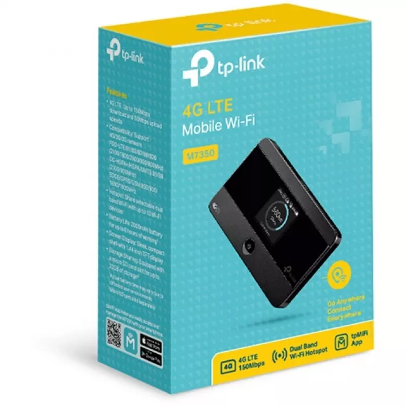 TP-Link M7350 Black 4G LTE Mobile Router | Kur.lt