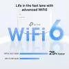 TP-LINK RE660X Dual-Band Wi-Fi 6 diapazono plėtiklis, 2,4 GHz ir 5 GHz, 802.11ax