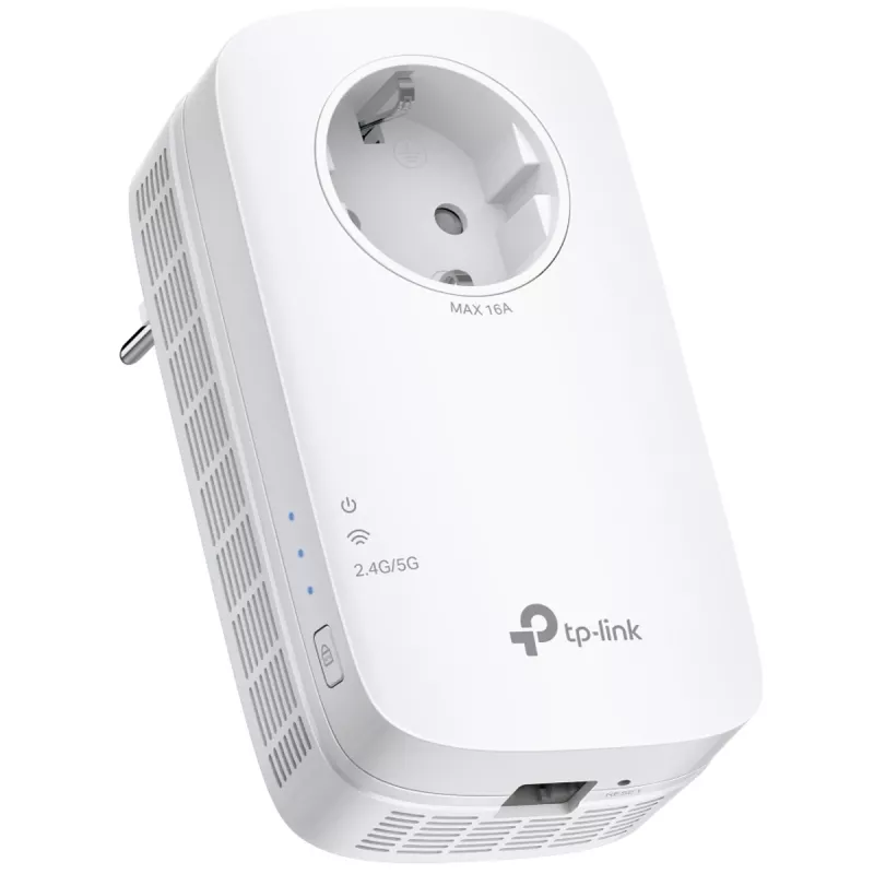 TP-LINK RE660X Dual-Band Wi-Fi 6 diapazono plėtiklis, 2,4 GHz ir 5 GHz, 802.11ax