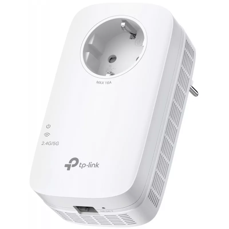 TP-LINK RE660X Dual-Band Wi-Fi 6 diapazono plėtiklis, 2,4 GHz ir 5 GHz, 802.11ax