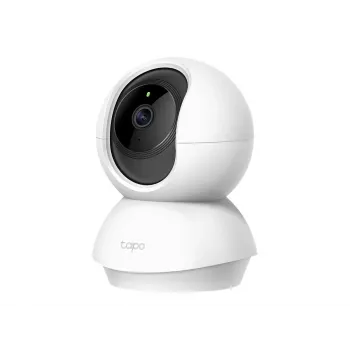TP-Link Tapo C200 Pan/Tilt belaidė vaizdo kamera, 1080p Full HD, 360° pan, 114° tilt, naktinis matymas, dvipusis garsas, microSD lizdas, veikia su Alexa ir Google Assistant, balta