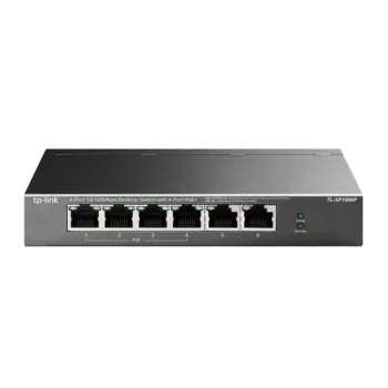 TP-LINK TL-SF1006P 6-Port 10/100 Mbps Desktop Switch su 4-Port PoE+ (67W)
