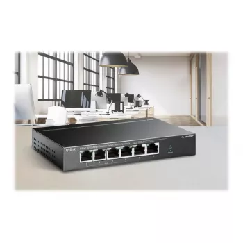 TP-LINK TL-SF1006P 6-Port 10/100 Mbps Desktop Switch su 4-Port PoE+ (67W)