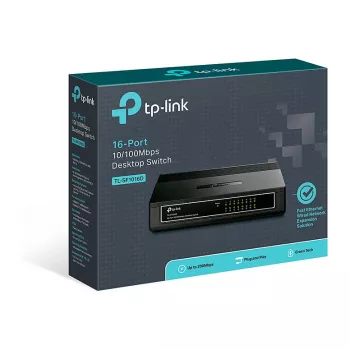 TP-Link TL-SF1016D 16 prievadų 10/100 Fast Ethernet darbalaukio komutatorius