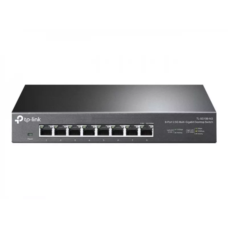 TP-LINK TL-SG108-M2 V3.0 8 prievadų 2,5G Multi-Gigabit nevaldomas komutatorius