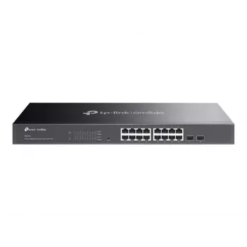 TP-LINK TL-SG2218 16-Port Gigabit L2+ Managed Switch su 2 SFP lizdais, 150W PoE+