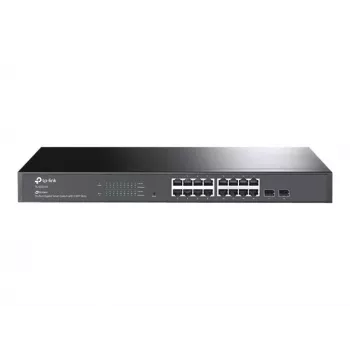 TP-LINK TL-SG2218 16-Port Gigabit L2+ Managed Switch su 2 SFP lizdais, 150W PoE+