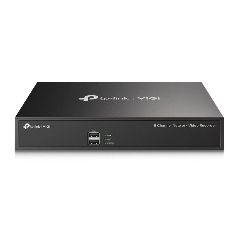 TP-Link VIGI NVR1008H 8 kanalų tinklinis vaizdo registratorius, 5 MP, H.265+, 1 SATA iki 10 TB, HDMI/VGA, 12 V DC