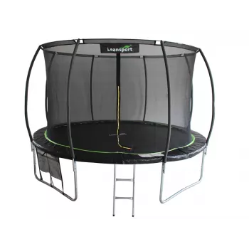 Trampolina LEAN Sport Max 14ft Black-Green