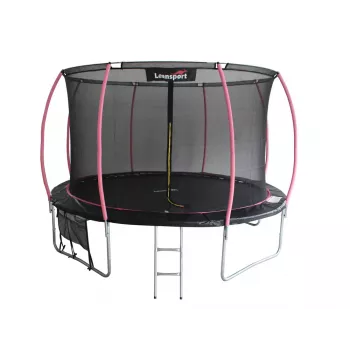 Trampolina LEAN Sport Max 14ft Black-Pink