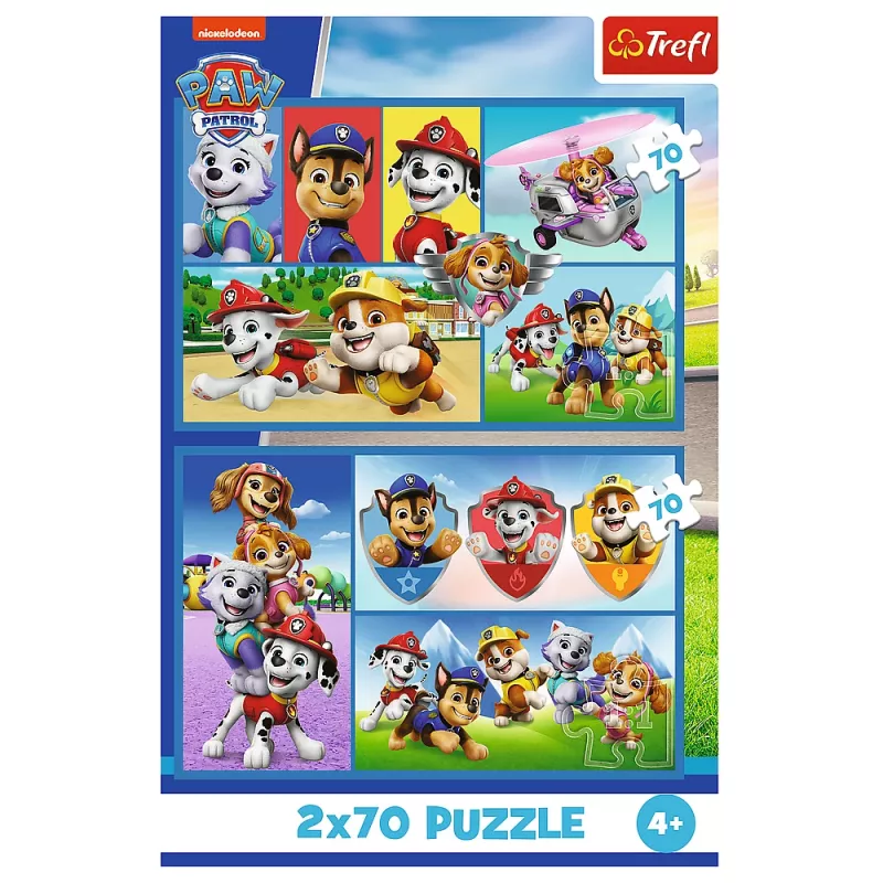 TREFL Puzzle 2x70 – Paw Patrol Rules