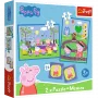 TREFL PUZZLE Dėlionė - 2in1 + Memo - Linksmos akimirkos su Peppa Pig Trefl 25885
