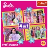 TREFL PUZZLE Dėlionė - 4 viename - Laimingas Barbie Pasaulis Trefl 34626