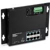 TRENDnet TI-PG102F pramoninis 8 prievadų Gigabit PoE+ valdiklis (240 W, DIN bėgelis, IP30, be ventiliatoriaus)