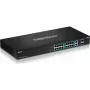 TRENDnet TPE-TG182F 18 prievadų Gigabit High Power PoE+ komutatorius, 16 PoE+ prievadų, 240W biudžetas, 2 uplink, montuojamas į rack
