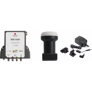 TRIAX OTX1310KIT optinis siųstuvas OTX 1310 su plačiajuosčiu LNB TWB 40
