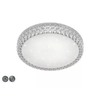 TRIO lubinis šviestuvas PEGASUS R62423100 27W LED apvalus baltas 2700lm šiltai balta šviesa
