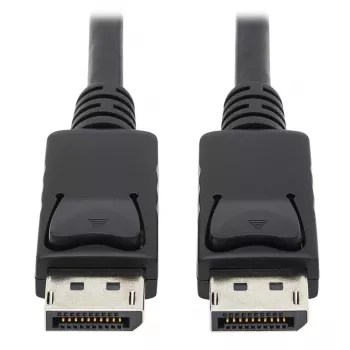 Tripp Lite Series DisplayPort laidas su fiksuojančiomis jungtimis, 4K 60 Hz (M/M), juodas, 6 ft