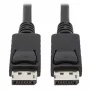 Tripp Lite Series DisplayPort laidas su fiksuojančiomis jungtimis, 4K 60 Hz (M/M), juodas, 6 ft