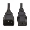Tripp PDU Power Cord C13–C14 10A 250V H05VV-F 2m (6.6ft) juoda