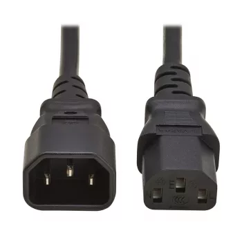 Tripp PDU Power Cord C13–C14 10A 250V H05VV-F 2m (6.6ft) juoda