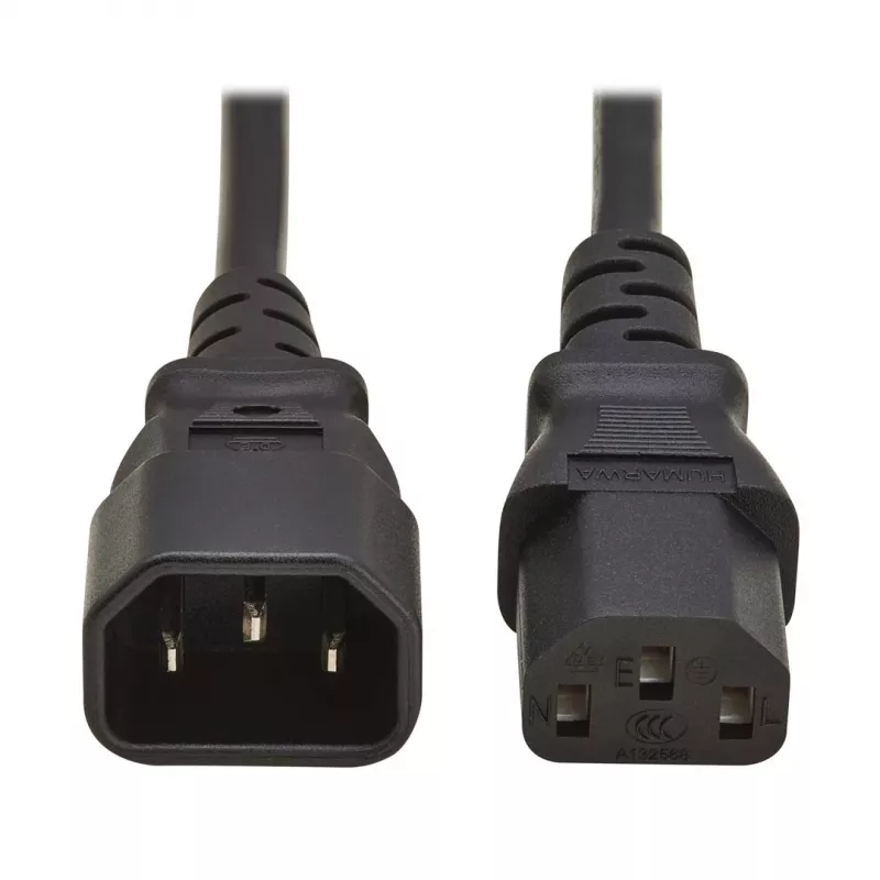 Tripp PDU Power Cord C13–C14 10A 250V H05VV-F 2m (6.6ft) juoda