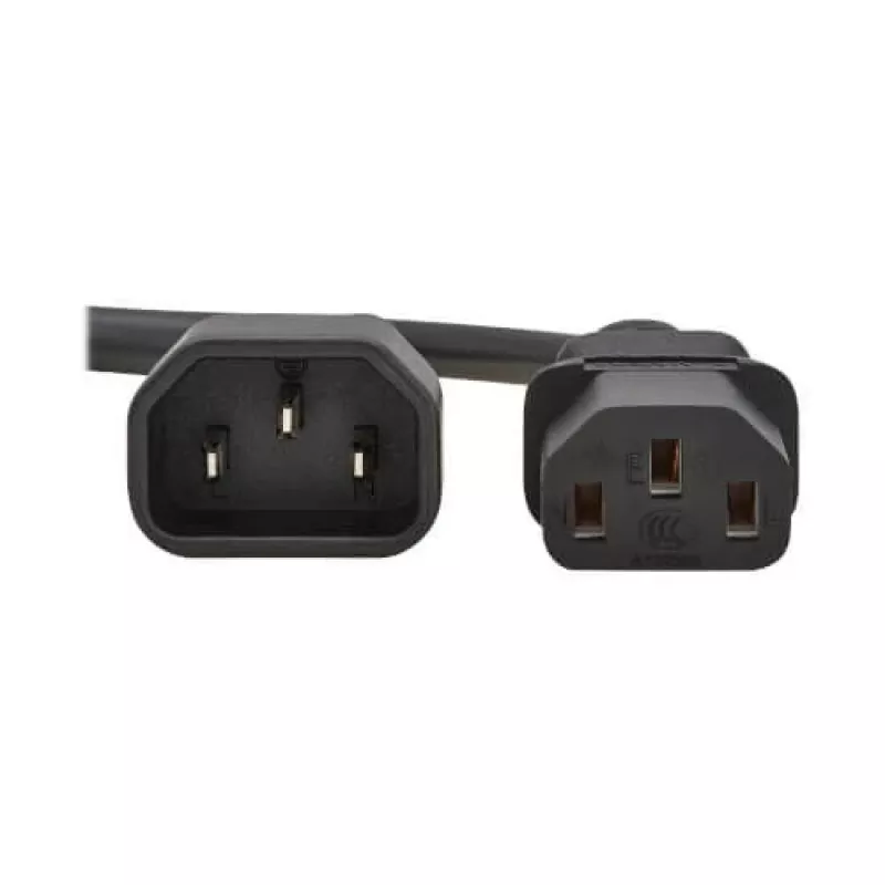 Tripp PDU Power Cord C13–C14 10A 250V H05VV-F 2m (6.6ft) juoda