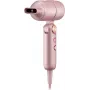 Trisa Ionic-T Blush plaukų džiovintuvas, rožinis, 2200 W, AC variklis, jonų technologija, 3 šilumos nustatymai, 2 greičio nustatymai, šalto oro funkcija, koncentratorius, difuzorius, 1066.8712