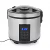 Tristar RK-6138 Skaitmeninis ryžių ir garų puodas, 1,5 l, 500 W, nerūdijantis plienas ir plastikas, juodos spalvos