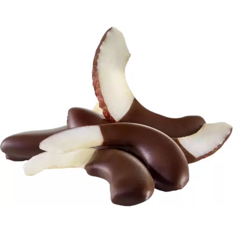 Tropicks Dried Coconuts with Dark Chocolate 100g – atogrąžų vaisių užkandis