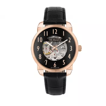 Trussardi vyriškas laikrodis T-Evolution Quartz R2421154001 40mm mėlynas ciferblatas nerūdijantis plienas