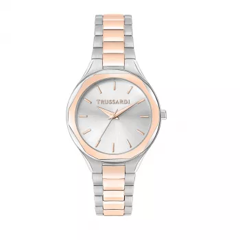 Trussardi T-Light Moteriškas Kvarcinis Laikrodis R2453157504 32mm Sidabrinis Nerūdijantis Plienas